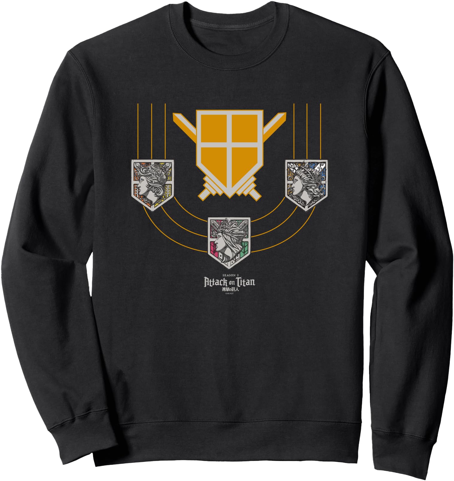 Attack Titan Season 3 Coronation Sweatshirt - Novelty Apparel Men Women - T-Shirt, Sweatshirt, Hoodie