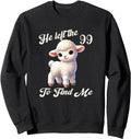 Authentic Lost Sheep He Left 99 To Find T-Shirt - Custom Art Print Unisex - T-Shirt, Sweatshirt, Hoodie