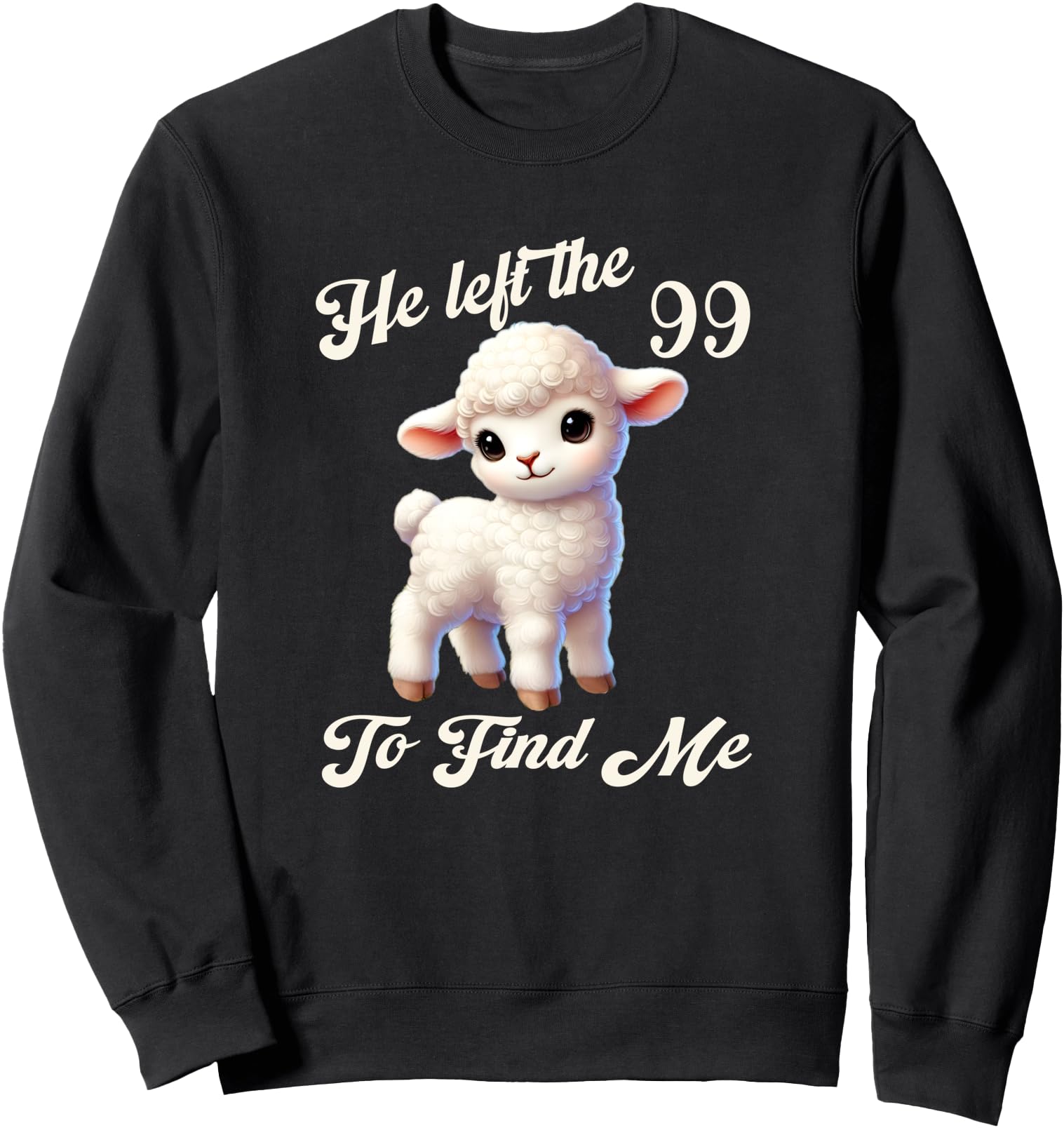 Authentic Lost Sheep He Left 99 To Find T-Shirt - Custom Art Print Unisex - T-Shirt, Sweatshirt, Hoodie