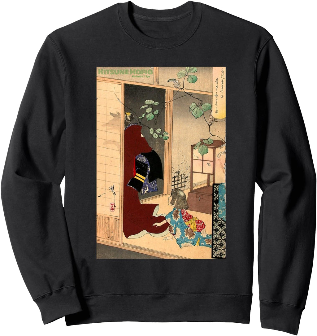 Kitsune Mafia Anime Nine Tail Fox T-Shirt - Aesthetic Graphic Men Women - T-Shirt, Sweatshirt, Hoodie