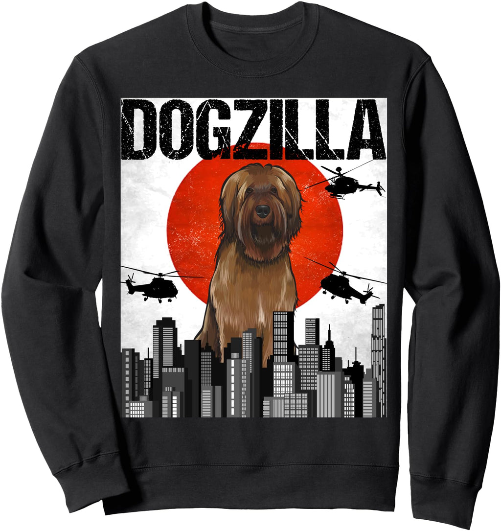 Exclusive Japanese Dogzilla Briard Sweatshirt - Graphic Print Unisex - T-Shirt, Sweatshirt, Hoodie