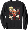 Attack Titan Chibi Character Montage Hoodie - Casual Everyday Wear Unisex - T-Shirt, Sweatshirt, Hoodie