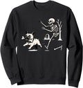 Exclusive Halloween French Bulldog Sweatshirt - Unique Graphic Unisex - T-Shirt, Sweatshirt, Hoodie