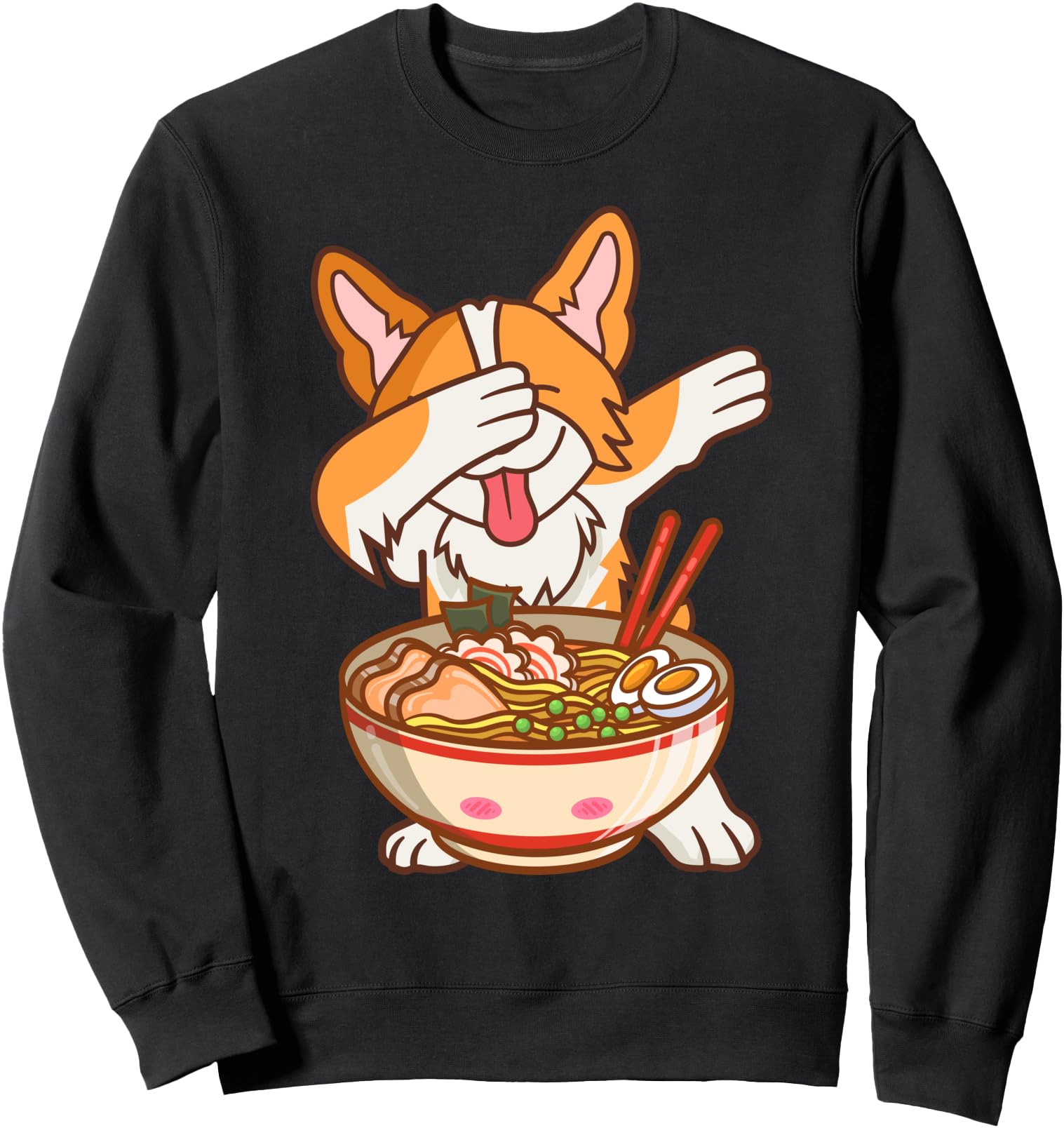 Authentic Dabbing Ramen Anime Noodles T-Shirt - Novelty Apparel Men Women - T-Shirt, Sweatshirt, Hoodie
