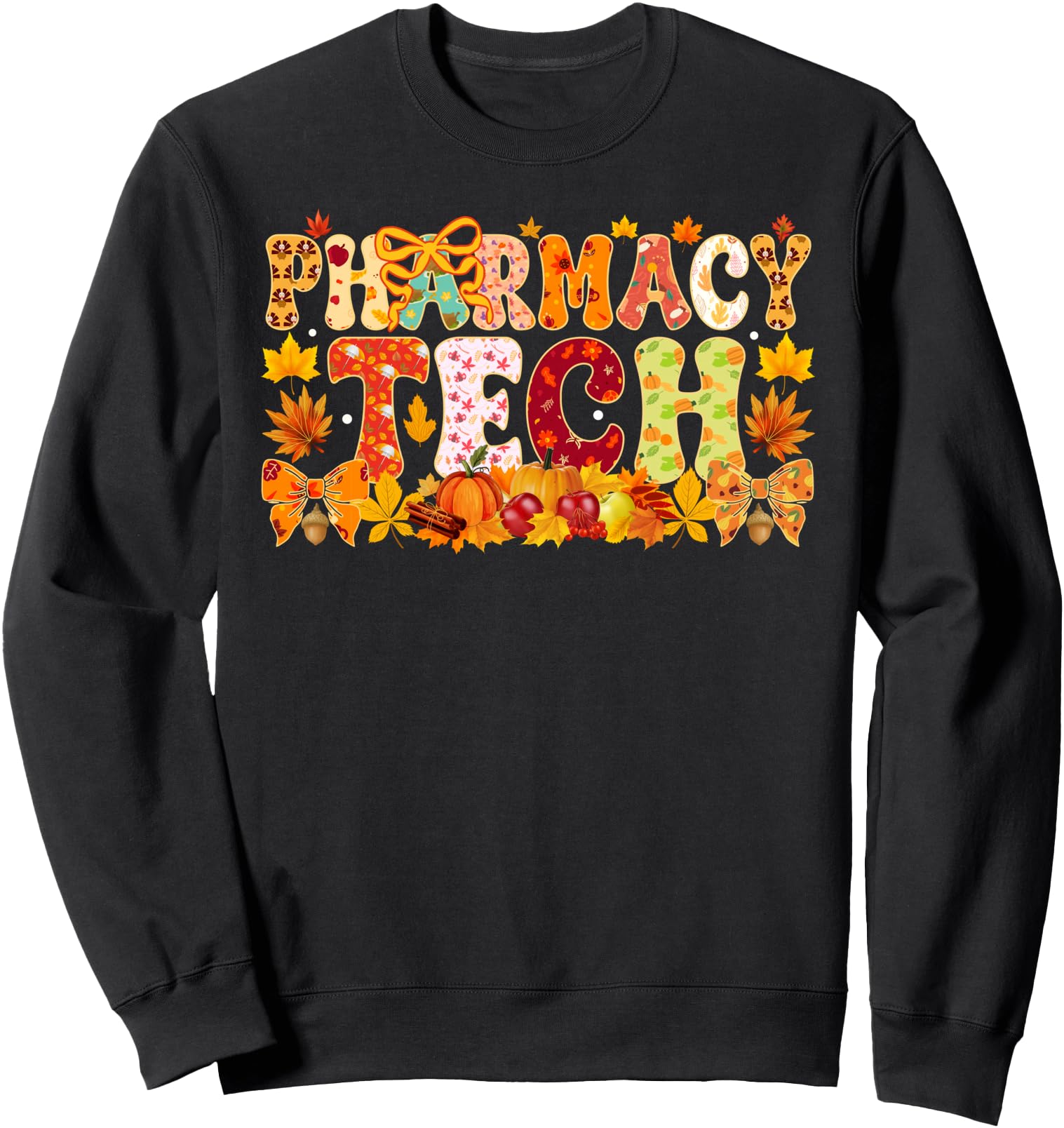Original Pharmacy Tech Fall Autumn T-Shirt - Unique Graphic Unisex - T-Shirt, Sweatshirt, Hoodie