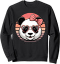 Panda Bear Sunglasses Pandas Hoodie - Aesthetic Graphic Unisex - T-Shirt, Sweatshirt, Hoodie