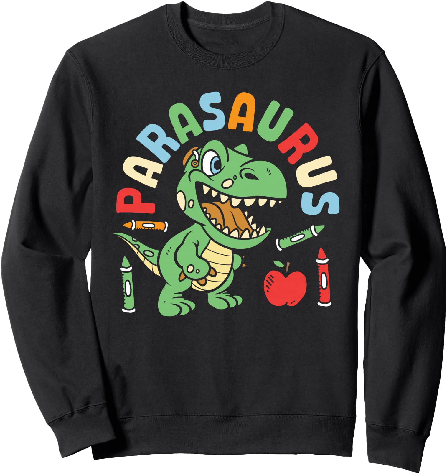 Authentic Parasaurus Paraprofessional Hoodie - Graphic Print Men Women - T-Shirt, Sweatshirt, Hoodie