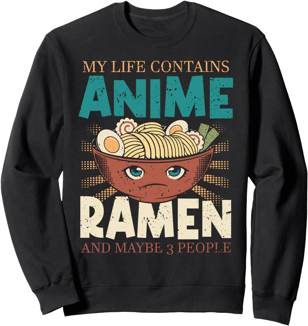 My Life Contains Ramen Japan T-Shirt - Streetwear Style for Adults - T-Shirt, Sweatshirt, Hoodie