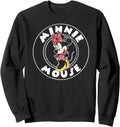 Handcrafted Minnie Mouse Character Sweatshirt - Unique Graphic Unisex - T-Shirt, Sweatshirt, Hoodie