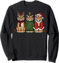 Exclusive Tiger Santa Reindeer Safari T-Shirt - Graphic Print for Adults - T-Shirt, Sweatshirt, Hoodie