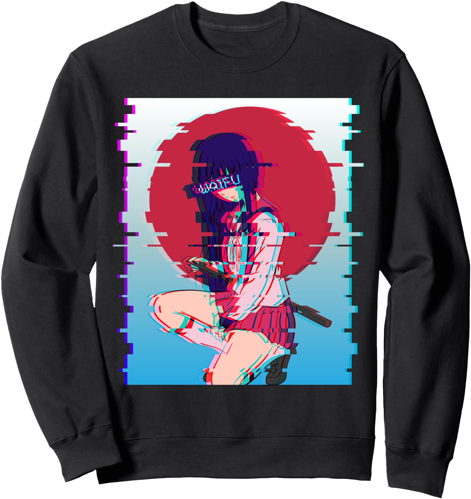Original Waifu Anime School Japanese T-Shirt - Novelty Apparel Unisex - T-Shirt, Sweatshirt, Hoodie