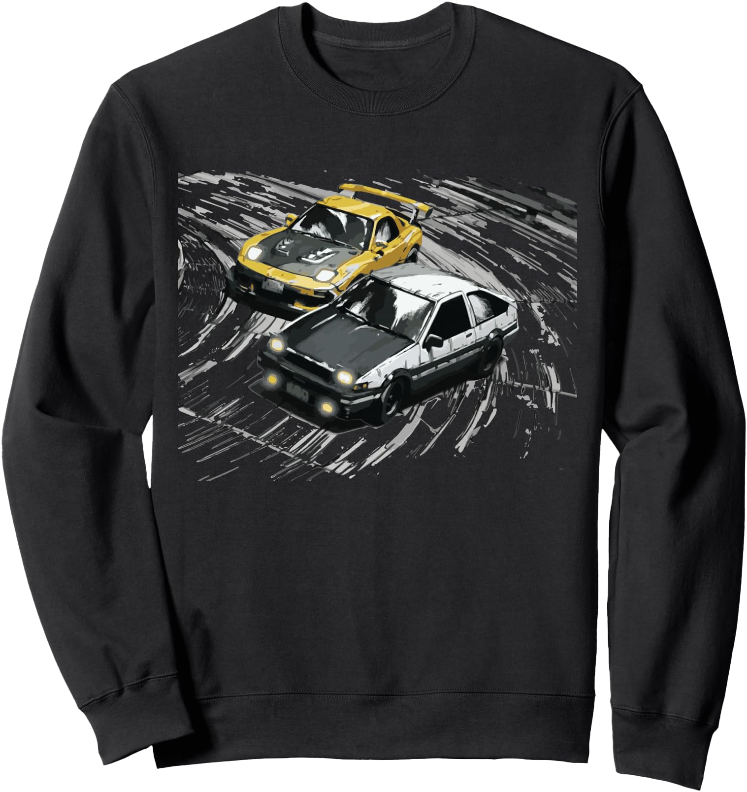 Handcrafted Jdm Car Street Drift Race T-Shirt - Unique Graphic Men Women - T-Shirt, Sweatshirt, Hoodie