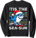 Original Tis Sea Sun Holiday Shark Vibe Sweatshirt - Graphic Print Unisex - T-Shirt, Sweatshirt, Hoodie