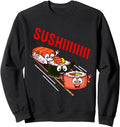 Exclusive Sushi Roll Train Sweatshirt - Streetwear Style for Adults - T-Shirt, Sweatshirt, Hoodie
