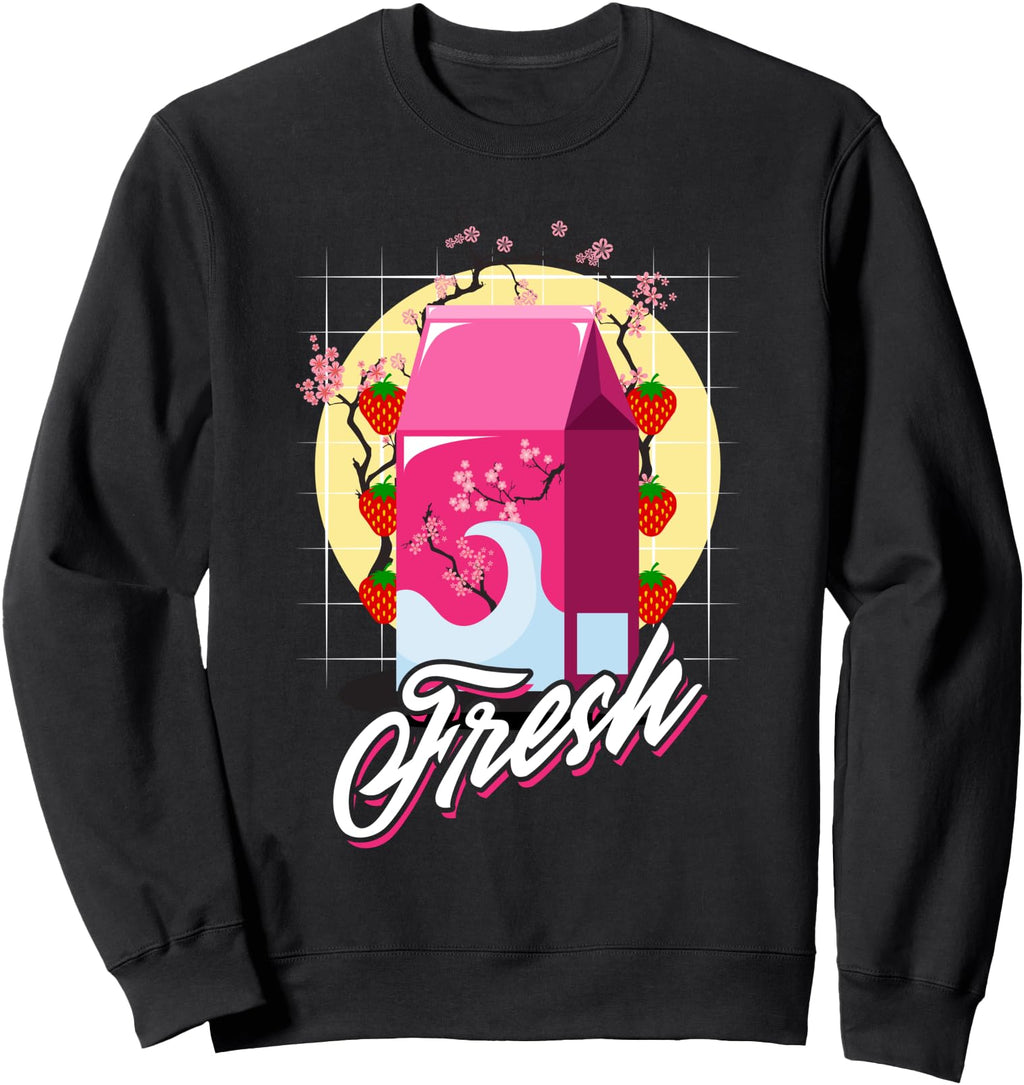 Original Pastel Goth Strawberry Milk T-Shirt - Custom Art Print for Adults - T-Shirt, Sweatshirt, Hoodie