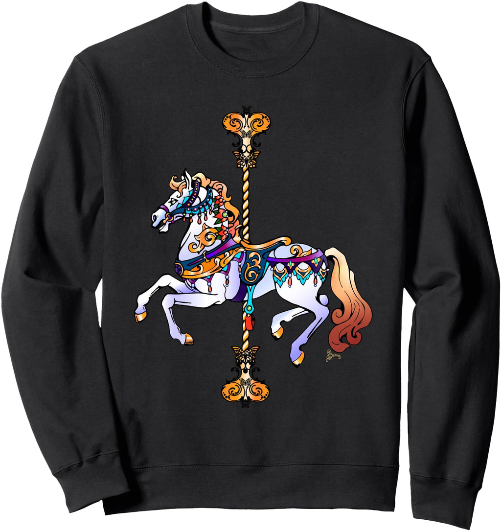 Exclusive Carnival Carousel Horse T-Shirt - Unique Graphic Unisex - T-Shirt, Sweatshirt, Hoodie