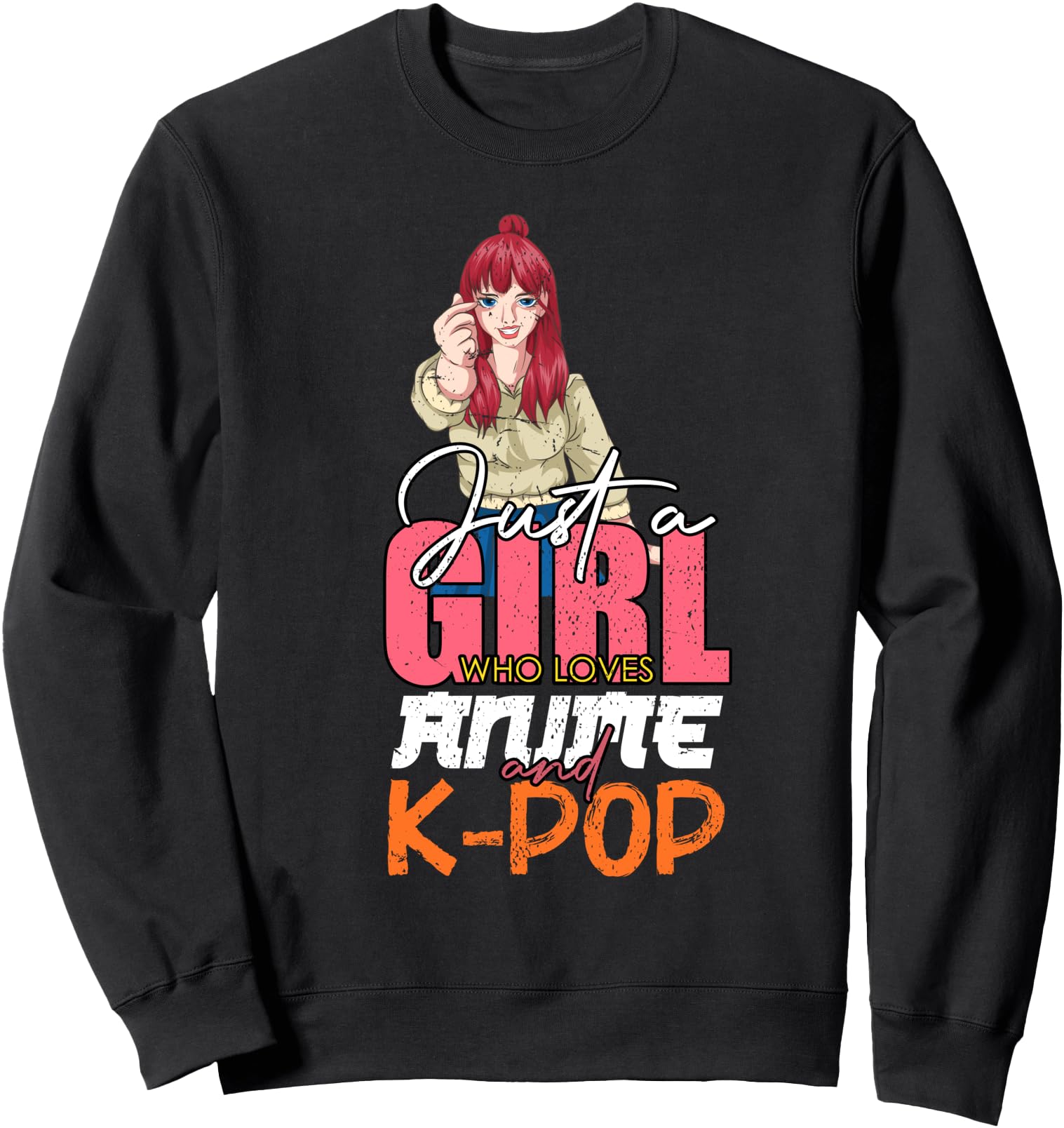 Otaku Kpop Korean Culture Manga T-Shirt - Fun Novelty Design Men Women - T-Shirt, Sweatshirt, Hoodie