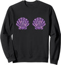 Authentic Mermaid Sea Shell Bra Costume T-Shirt - Aesthetic Graphic Unisex - T-Shirt, Sweatshirt, Hoodie