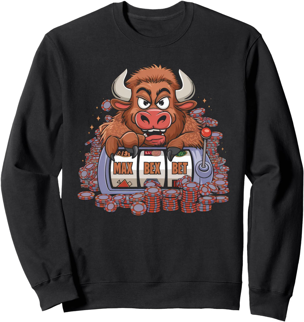 Authentic Lucky Buffalo Casino Slot T-Shirt - Custom Art Print Unisex - T-Shirt, Sweatshirt, Hoodie