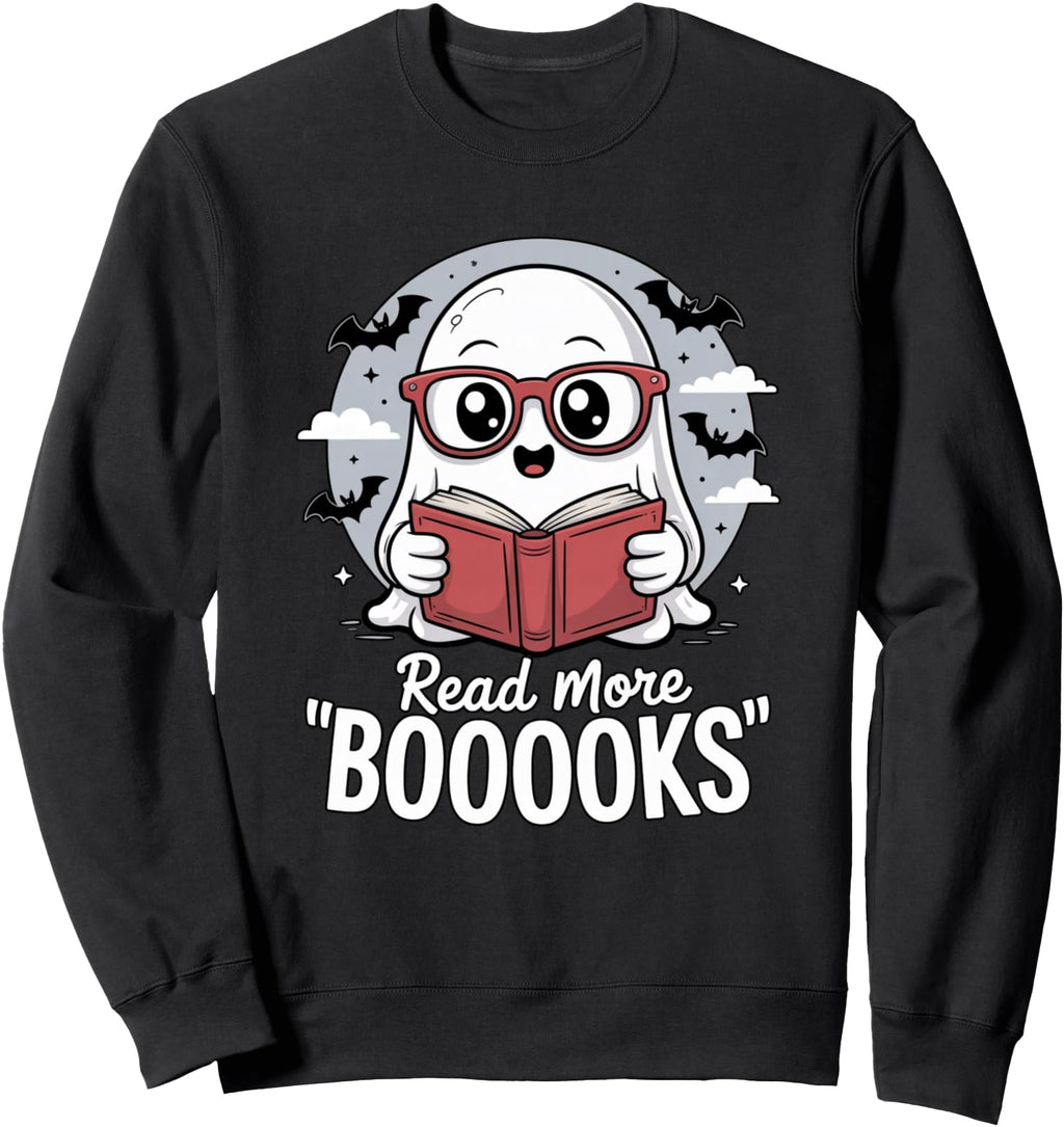 Exclusive Ghost Reading Pun T-Shirt - Fun Novelty Design for Adults - T-Shirt, Sweatshirt, Hoodie