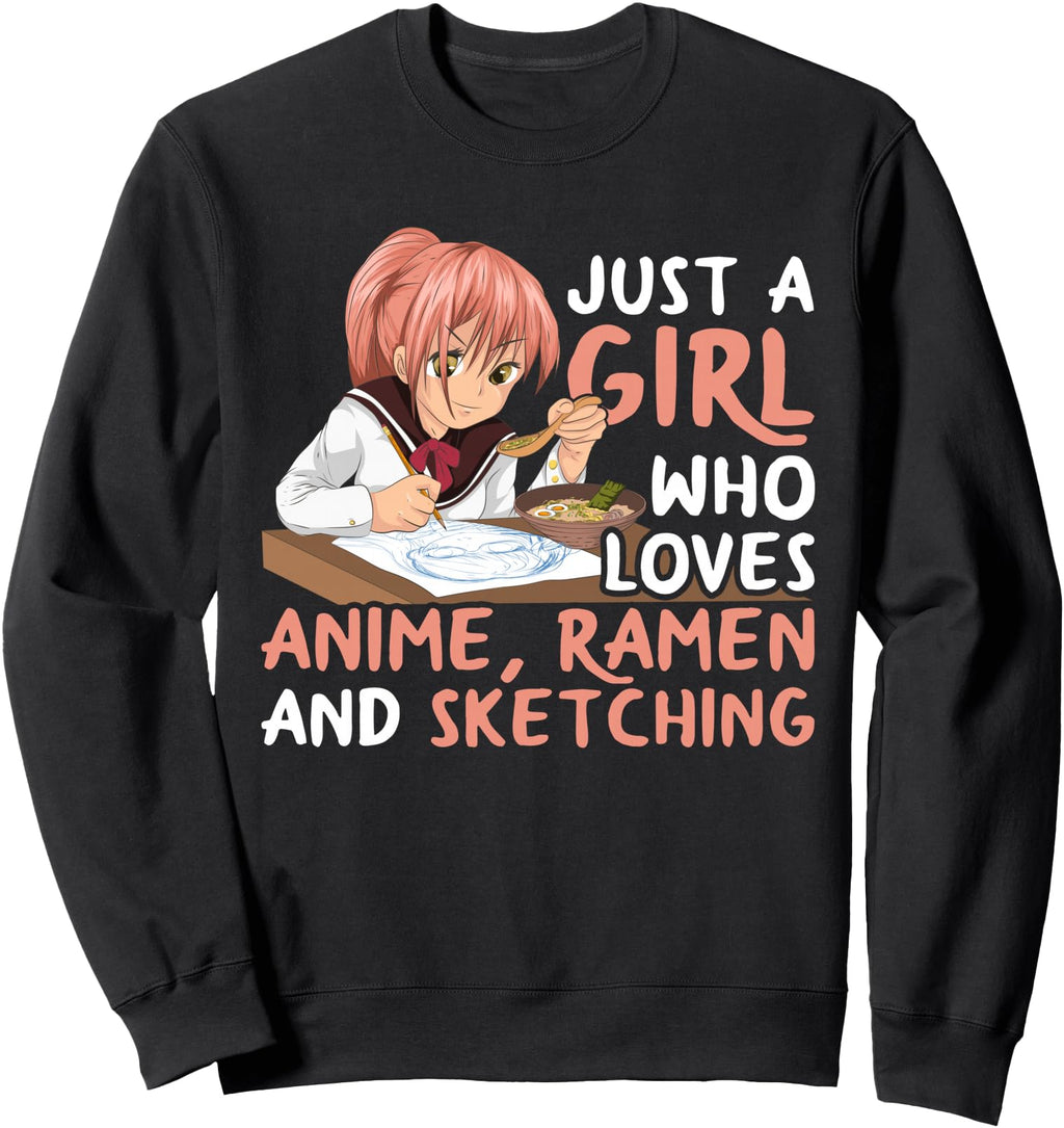 Original Just Who Loves Anime T-Shirt - Casual Everyday Wear Men Women - T-Shirt, Sweatshirt, Hoodie