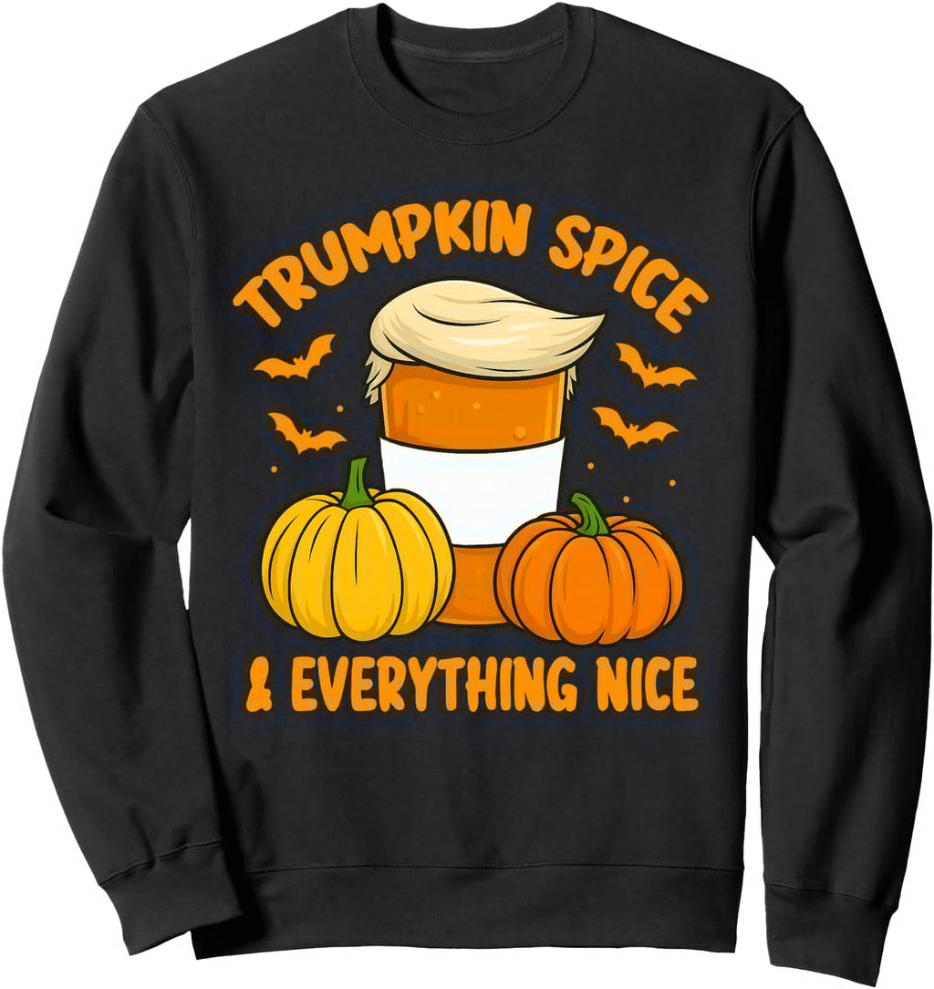Trumpkin Spice Everything Nice Hoodie - Minimalist Print for Adults - T-Shirt, Sweatshirt, Hoodie