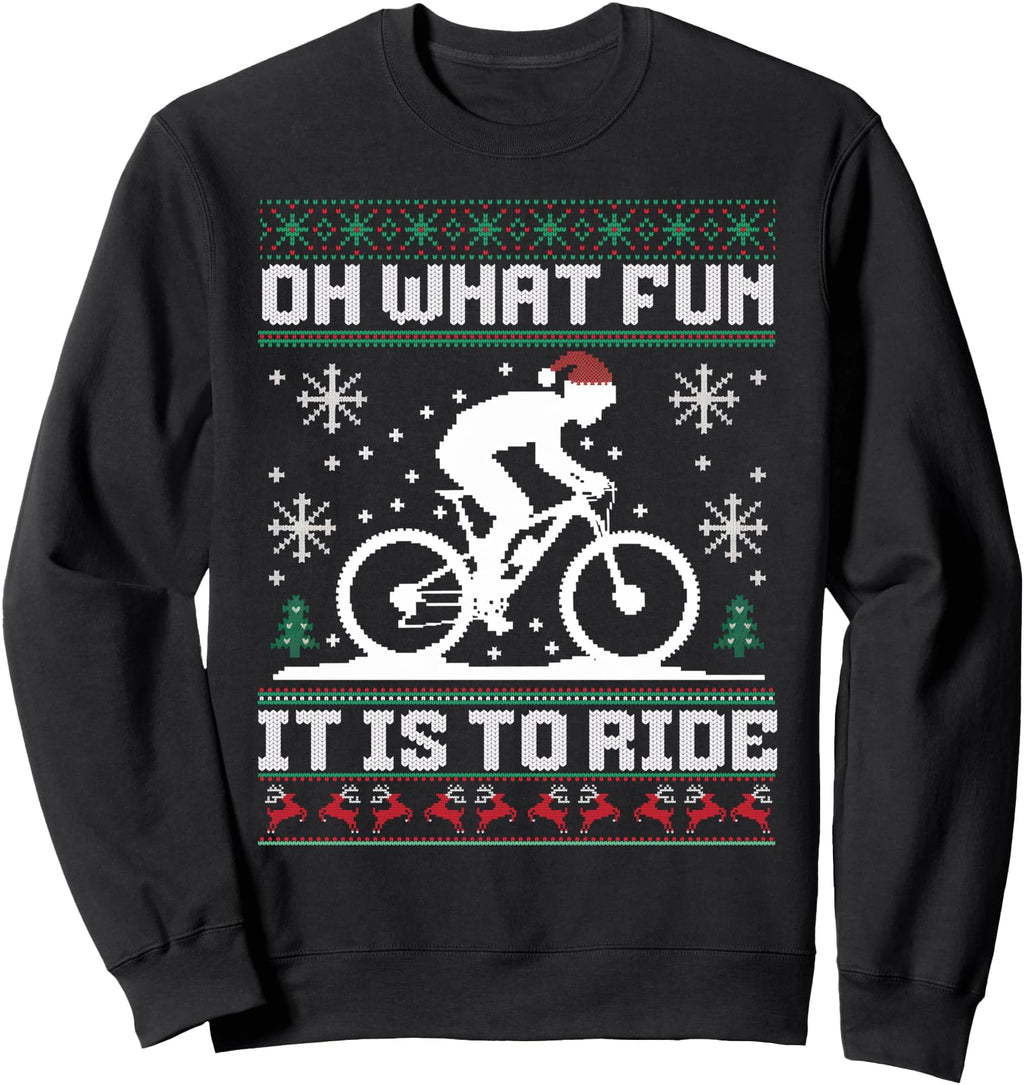 Oh What Fun It Is To Ride Mountain T-Shirt - Unique Graphic for Adults - T-Shirt, Sweatshirt, Hoodie