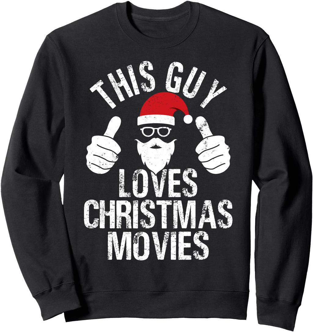 This Guy Loves Movies Watching Ugly Hoodie - Graphic Print for Adults - T-Shirt, Sweatshirt, Hoodie