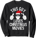 This Guy Loves Movies Watching Ugly Hoodie - Graphic Print for Adults - T-Shirt, Sweatshirt, Hoodie