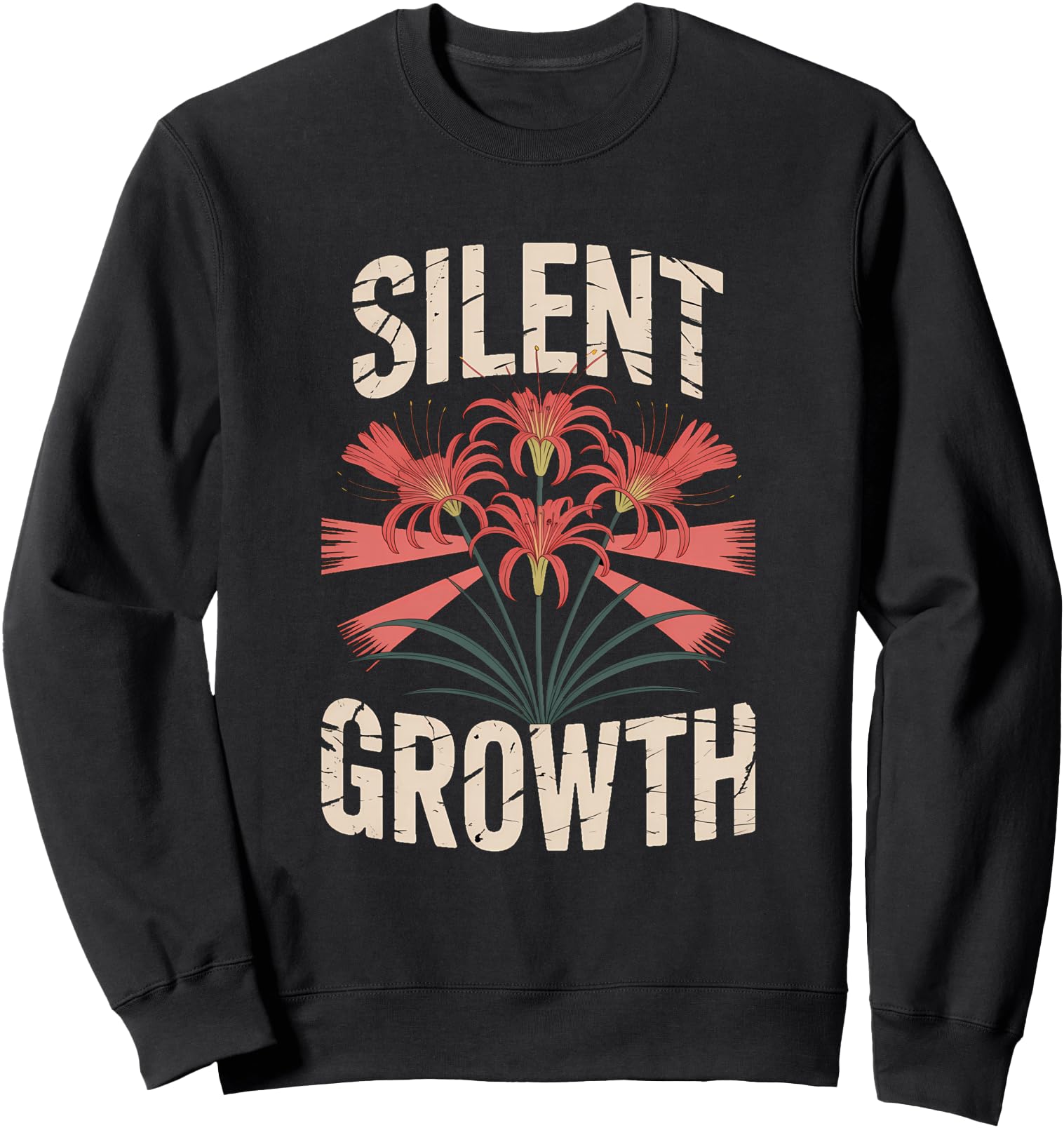 Bulb Flower Red Spider Bloom Japanese Sweatshirt - Custom Art Print Unisex - T-Shirt, Sweatshirt, Hoodie