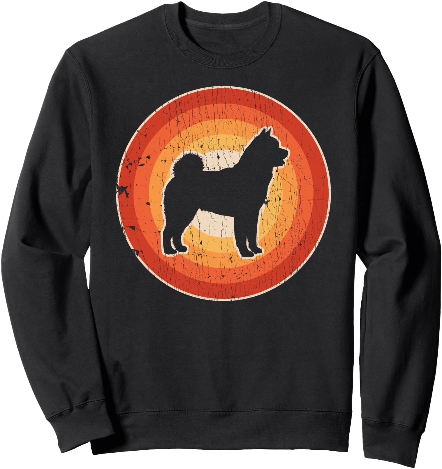 Exclusive Akita Inu 60S 70S Sunset Hoodie - Fun Novelty Design Men Women - T-Shirt, Sweatshirt, Hoodie