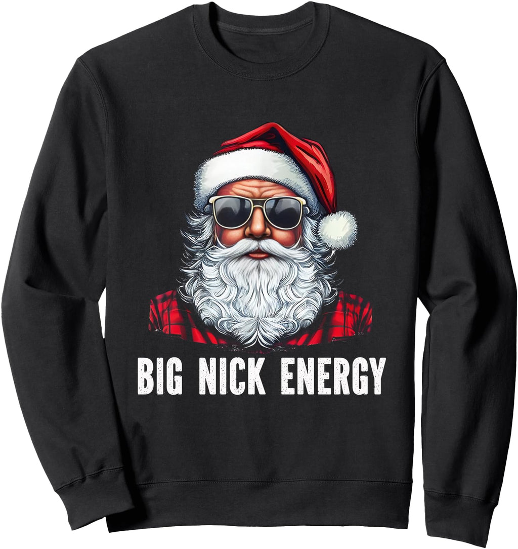 Exclusive Big Nick Energy Santa Rare T-Shirt - Custom Art Print Men Women - T-Shirt, Sweatshirt, Hoodie