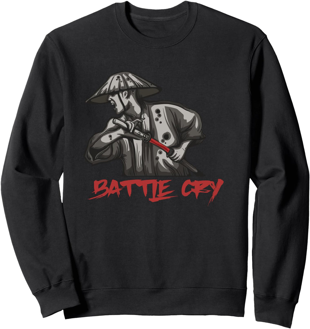 Exclusive Samurai Battle Cry Bushido Hoodie - Aesthetic Graphic Unisex - T-Shirt, Sweatshirt, Hoodie