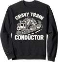 Exclusive Gravy Train Conductor Turkey T-Shirt - Trendy Graphic Men Women - T-Shirt, Sweatshirt, Hoodie
