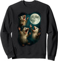 Three Possum Moon 3 Opossum Meme Weird T-Shirt - Fun Novelty Design Unisex - T-Shirt, Sweatshirt, Hoodie