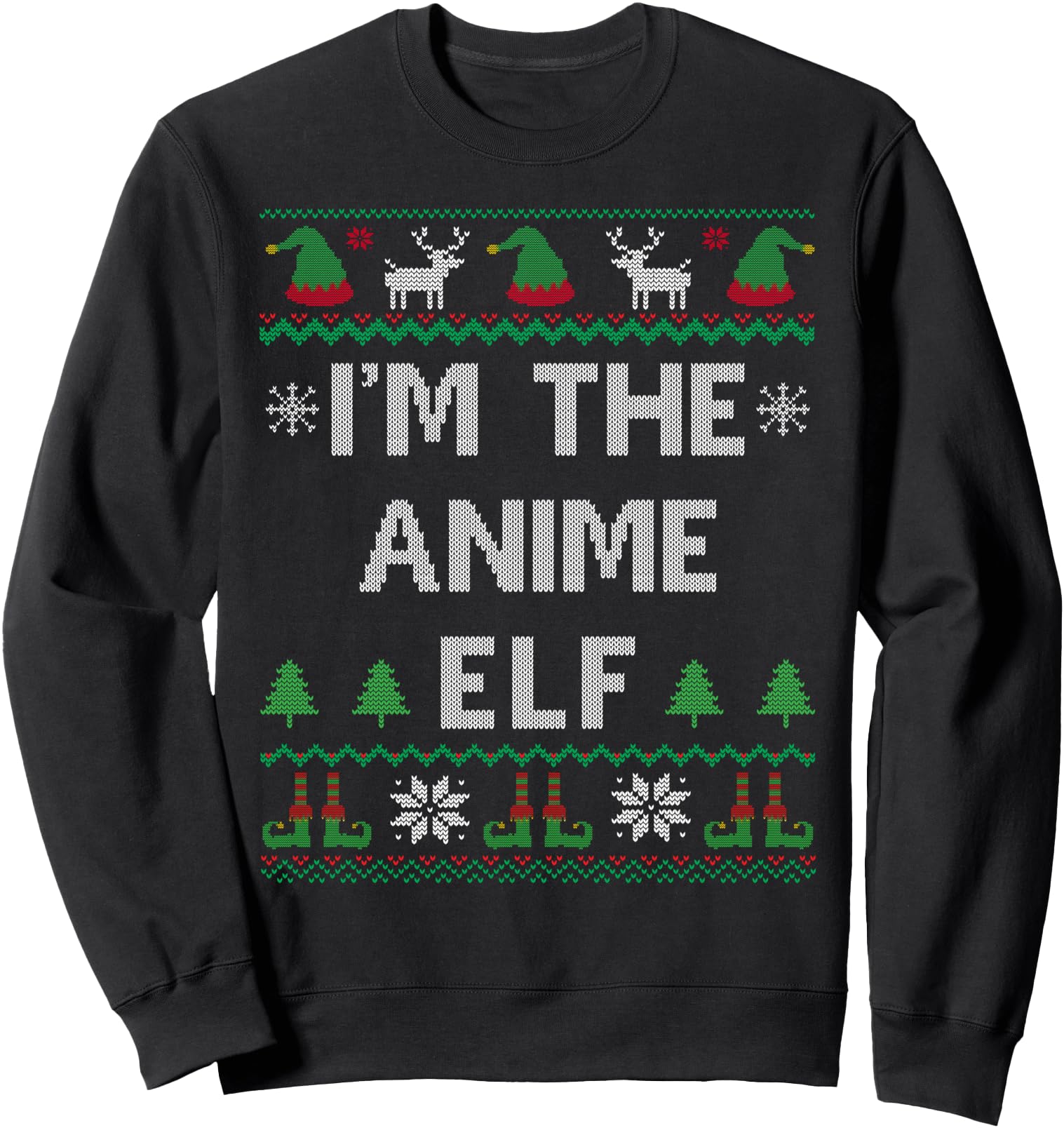 Exclusive I M Anime Elf Ugly Sweatshirt - Fun Novelty Design Unisex - T-Shirt, Sweatshirt, Hoodie