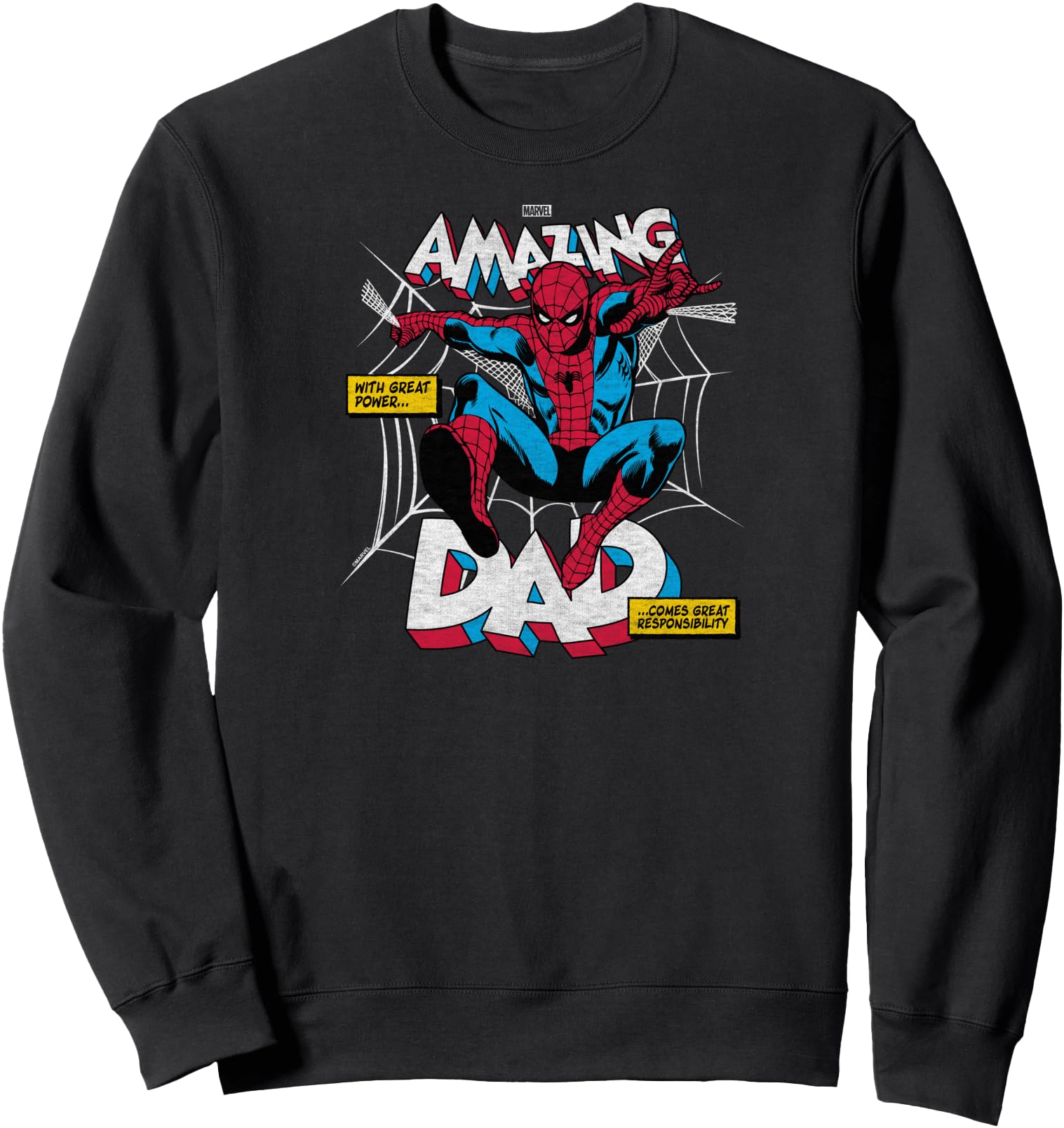 Original Spider Amazing Dad Sweatshirt - Streetwear Style for Adults - T-Shirt, Sweatshirt, Hoodie