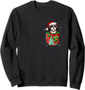 Santa Shih Tzu Pocket Owner Tree Bells Hoodie - Streetwear Style Unisex - T-Shirt, Sweatshirt, Hoodie