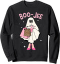 Spooky Season Ghost Halloween Boujee Boo Hoodie - Trendy Graphic Men Women - T-Shirt, Sweatshirt, Hoodie