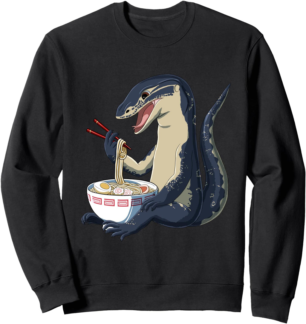 Japanese Kawaii Ramen Monitor Lizard Rare T-Shirt - Novelty Apparel Unisex - T-Shirt, Sweatshirt, Hoodie