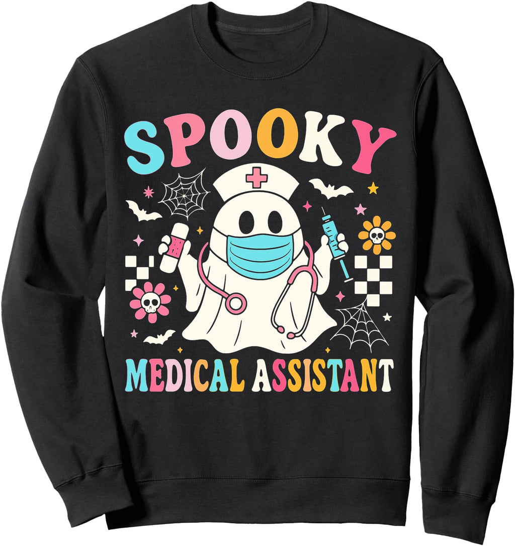 Exclusive Spooky Medical Assistant Sweatshirt - Novelty Apparel Unisex - T-Shirt, Sweatshirt, Hoodie