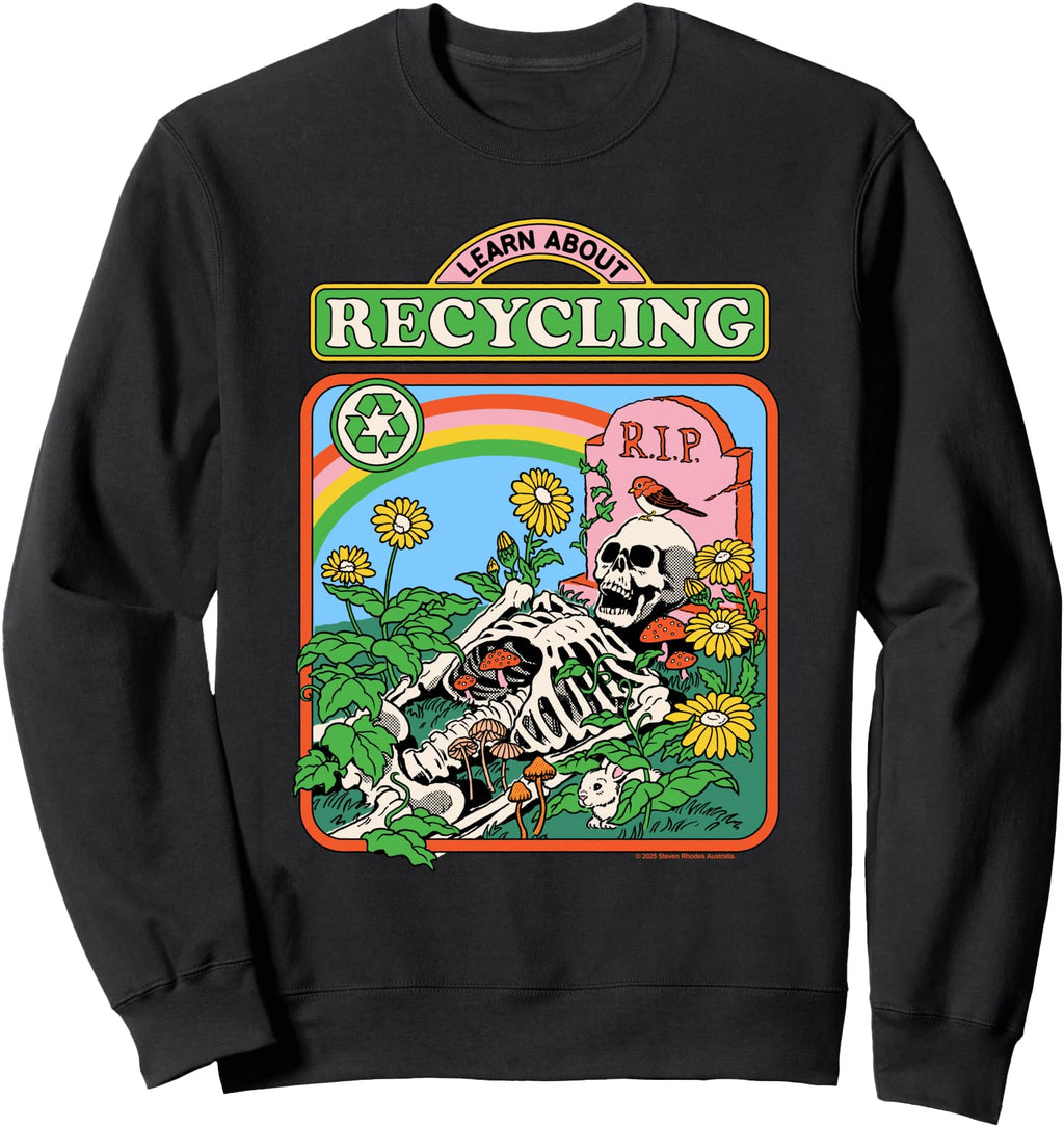 Original Learn About Recycling Sarcastic T-Shirt - Streetwear Style Unisex - T-Shirt, Sweatshirt, Hoodie