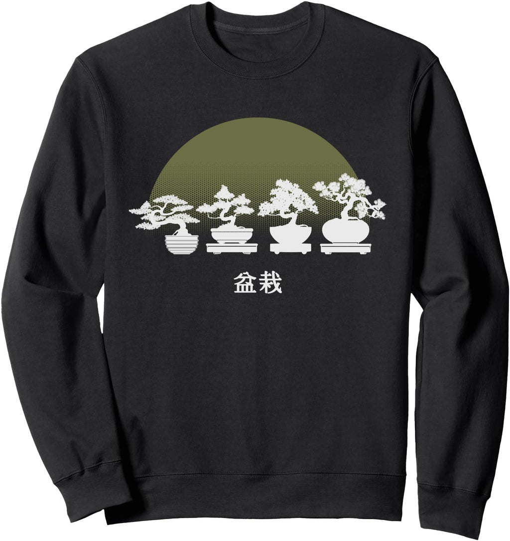 Authentic Bonsai Tree Japanese Zen Hoodie - Minimalist Print Men Women - T-Shirt, Sweatshirt, Hoodie