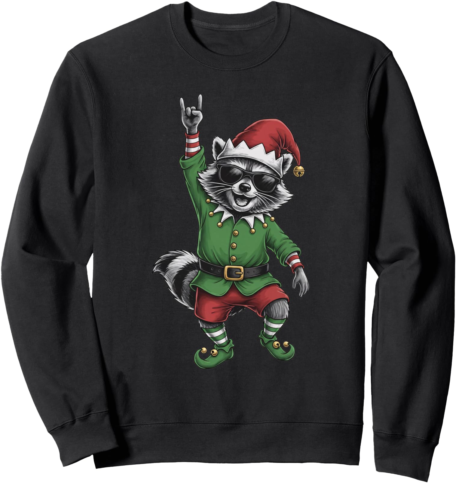 Handcrafted Raccoon Racoon Hoodie - Casual Everyday Wear for Adults - T-Shirt, Sweatshirt, Hoodie