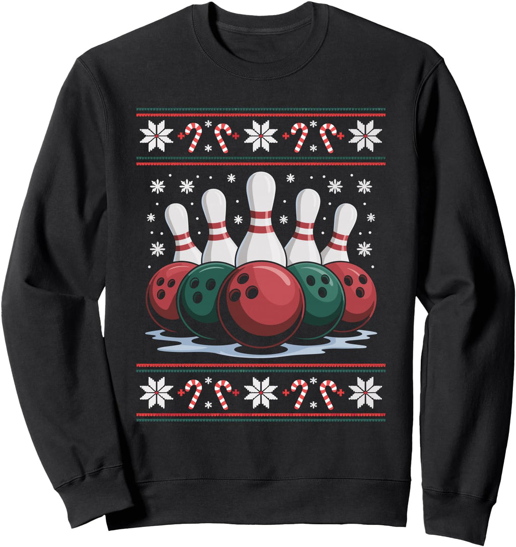 Bowling Ugly Ball Bowler Sport Sweatshirt - Fun Novelty Design Men Women - T-Shirt, Sweatshirt, Hoodie