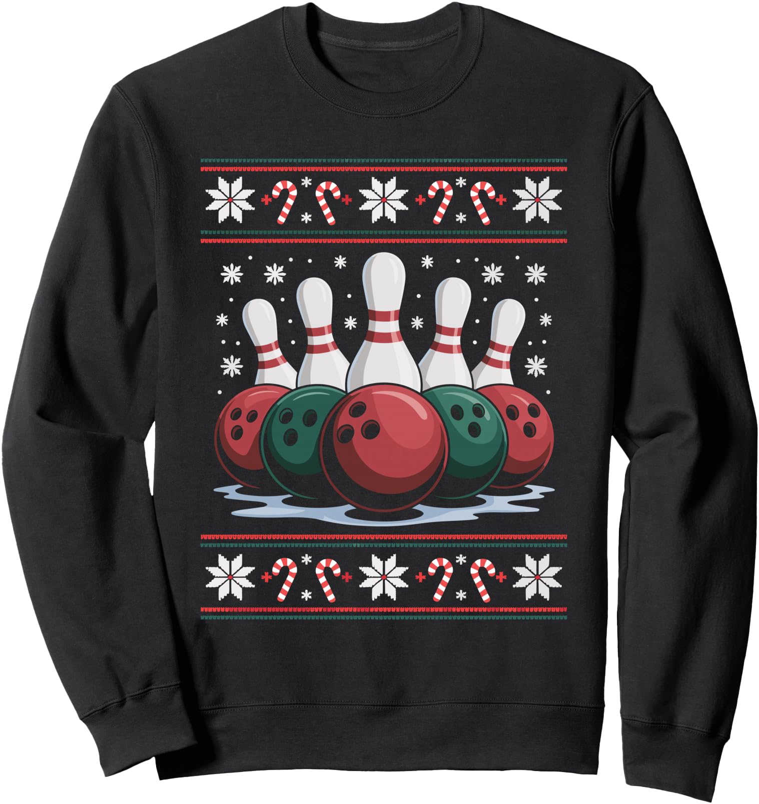 Bowling Ugly Ball Bowler Sport Sweatshirt - Fun Novelty Design Men Women - T-Shirt, Sweatshirt, Hoodie