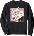 Cat Bite Horror Japanese Manga Rare T-Shirt - Streetwear Style for Adults - T-Shirt, Sweatshirt, Hoodie