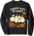 Authentic Hanging My Boos Ghost T-Shirt - Trendy Graphic for Adults - T-Shirt, Sweatshirt, Hoodie