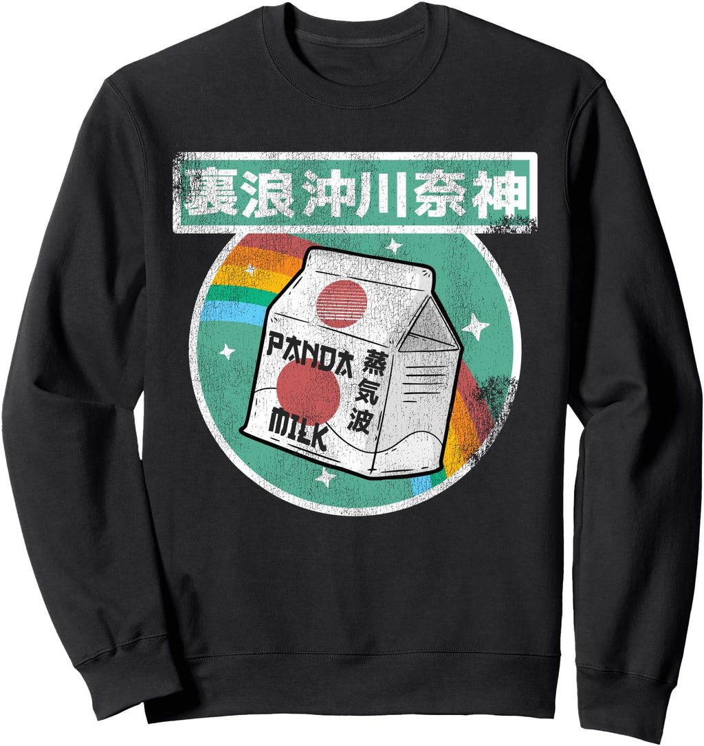 Vaporwave Aesthetic Rainbow 80S Sweatshirt - Novelty Apparel Unisex - T-Shirt, Sweatshirt, Hoodie
