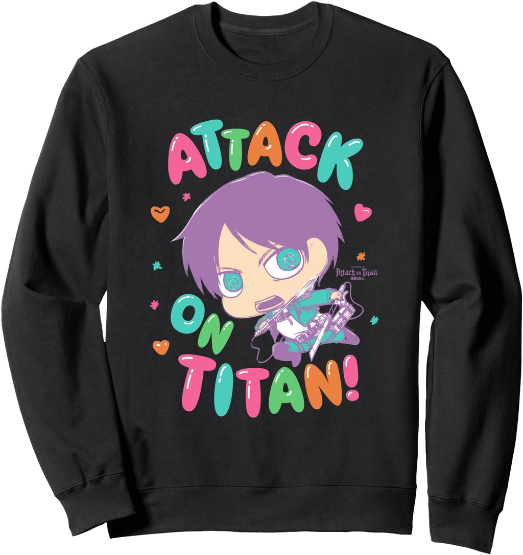 Attack Titan Season 3 Chibi Bubble T-Shirt - Fun Novelty Design Men Women - T-Shirt, Sweatshirt, Hoodie